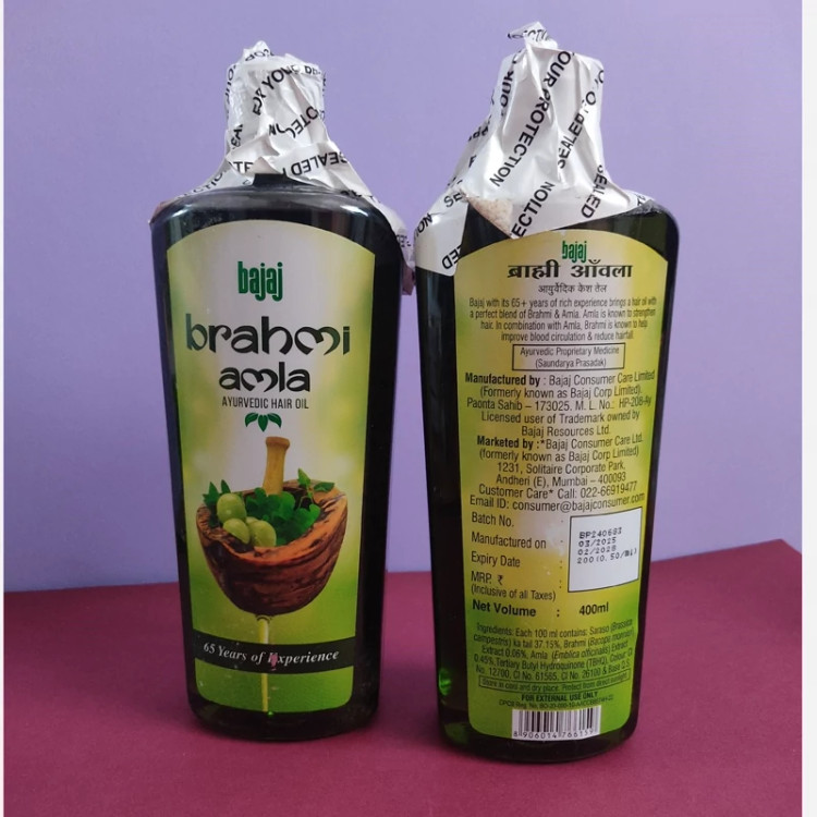روغن تقویتی آملا براهمی هندی - بجاج اصل - در دو سایز