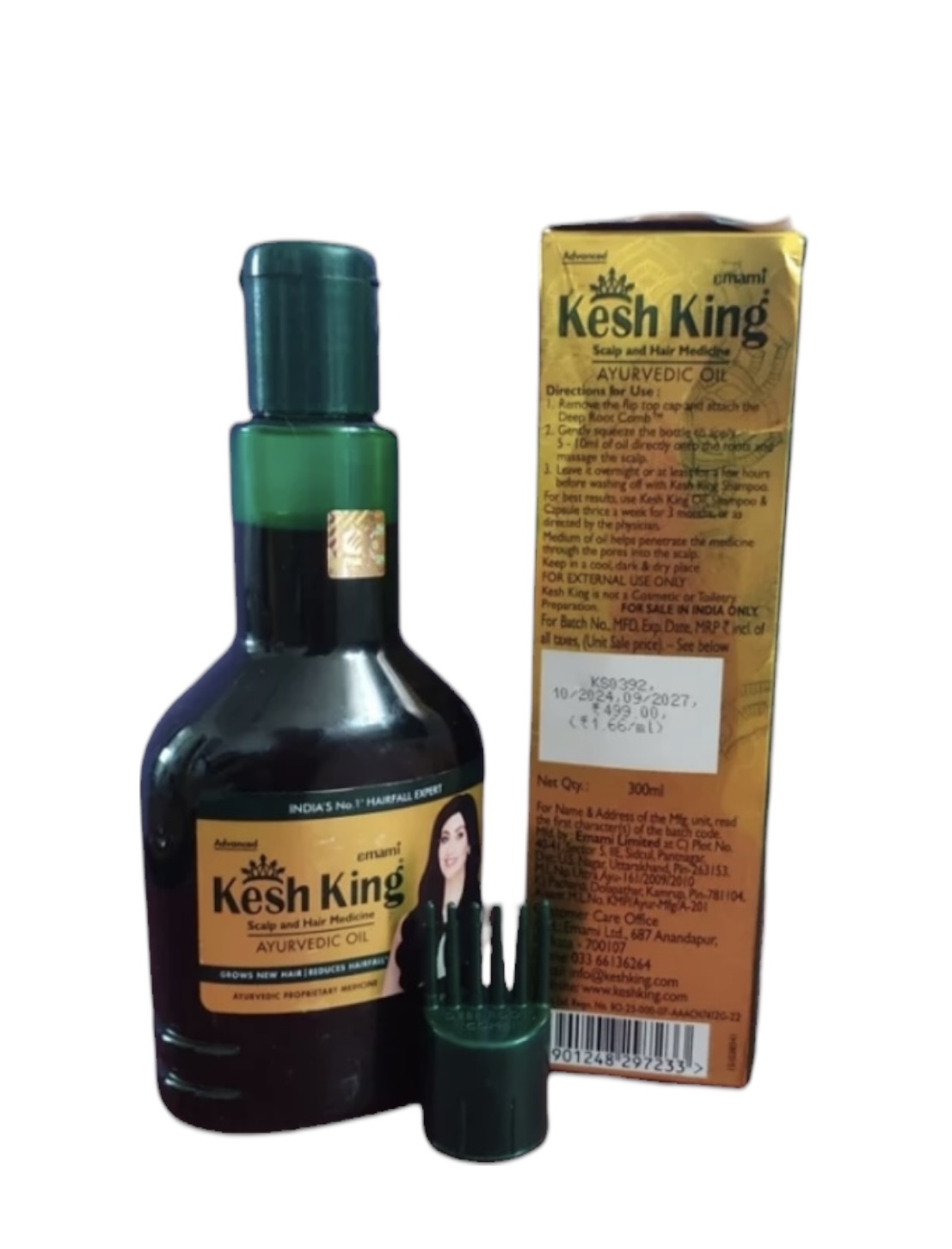 روغن مو کشکینگ هندی - 21گیاه - 300 میل