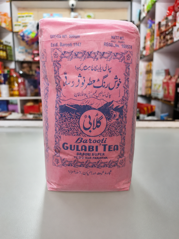 چای گلابی باروتی کلکته هندوستان ۵۰۰ گرمی